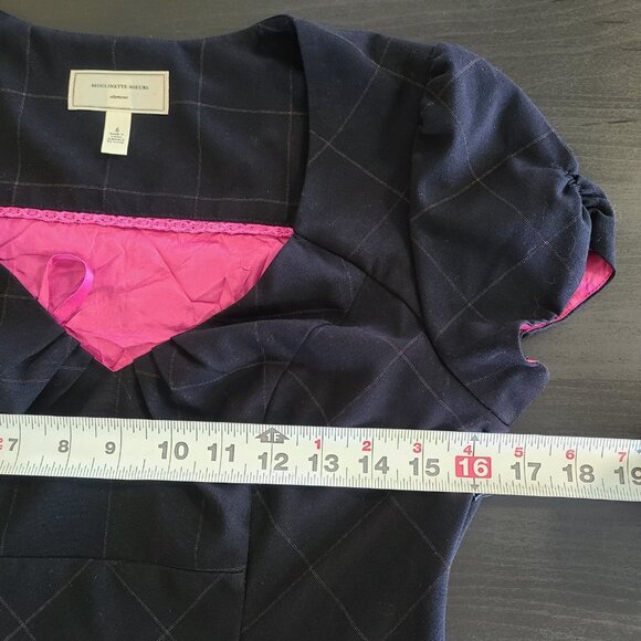 Anthropologie Moulinette Soeurs Dress Office Siren Career Academia Flare Size 6 - Picture 5 of 10